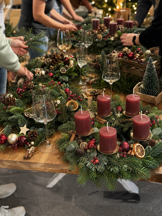 Adventskränze x Weinprobe